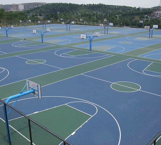 硅PU球场地坪